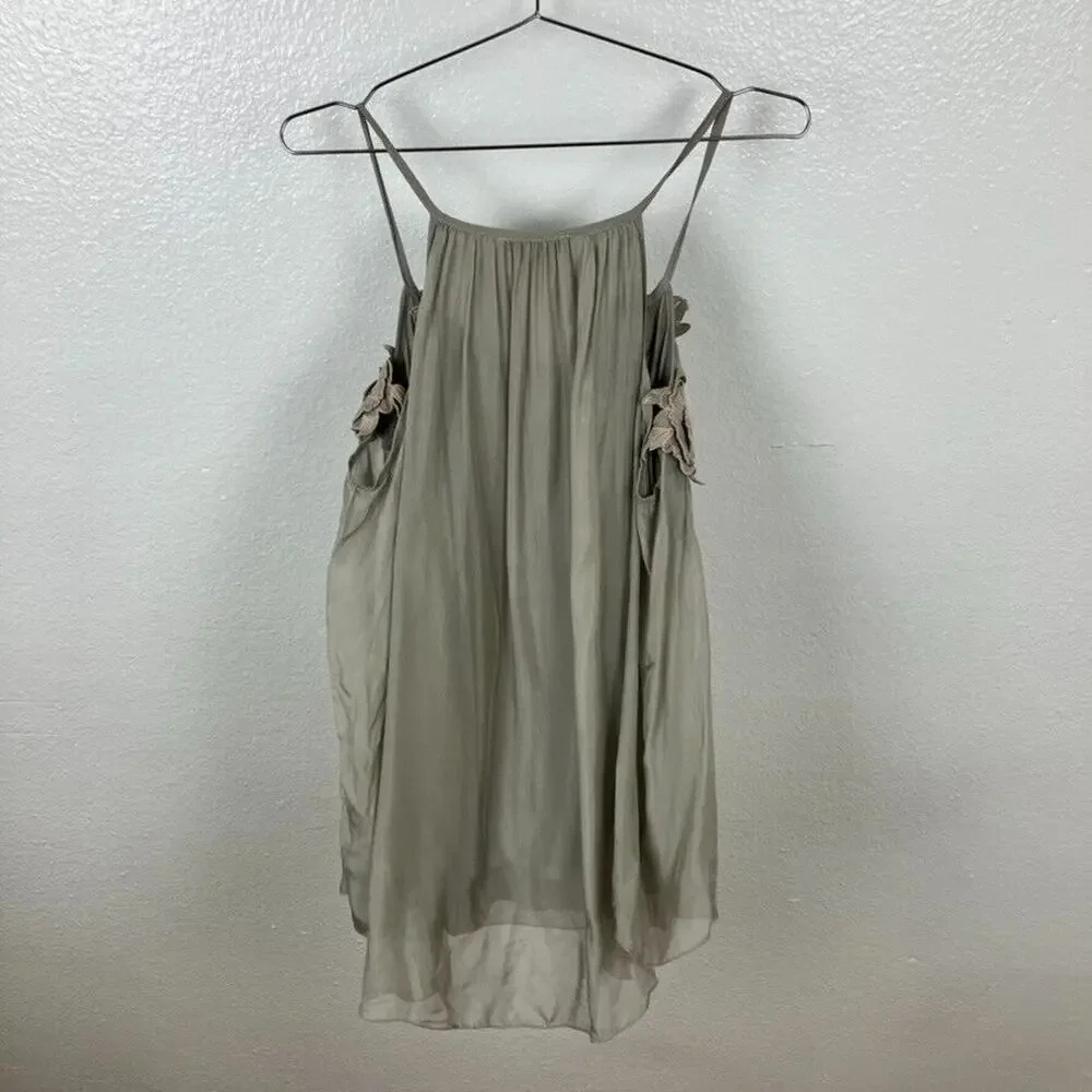 Belle France Silk Fairy Shirt Womens M Whimsigoth Peasant Cottagecore Ethereal - Picture 6 of 8